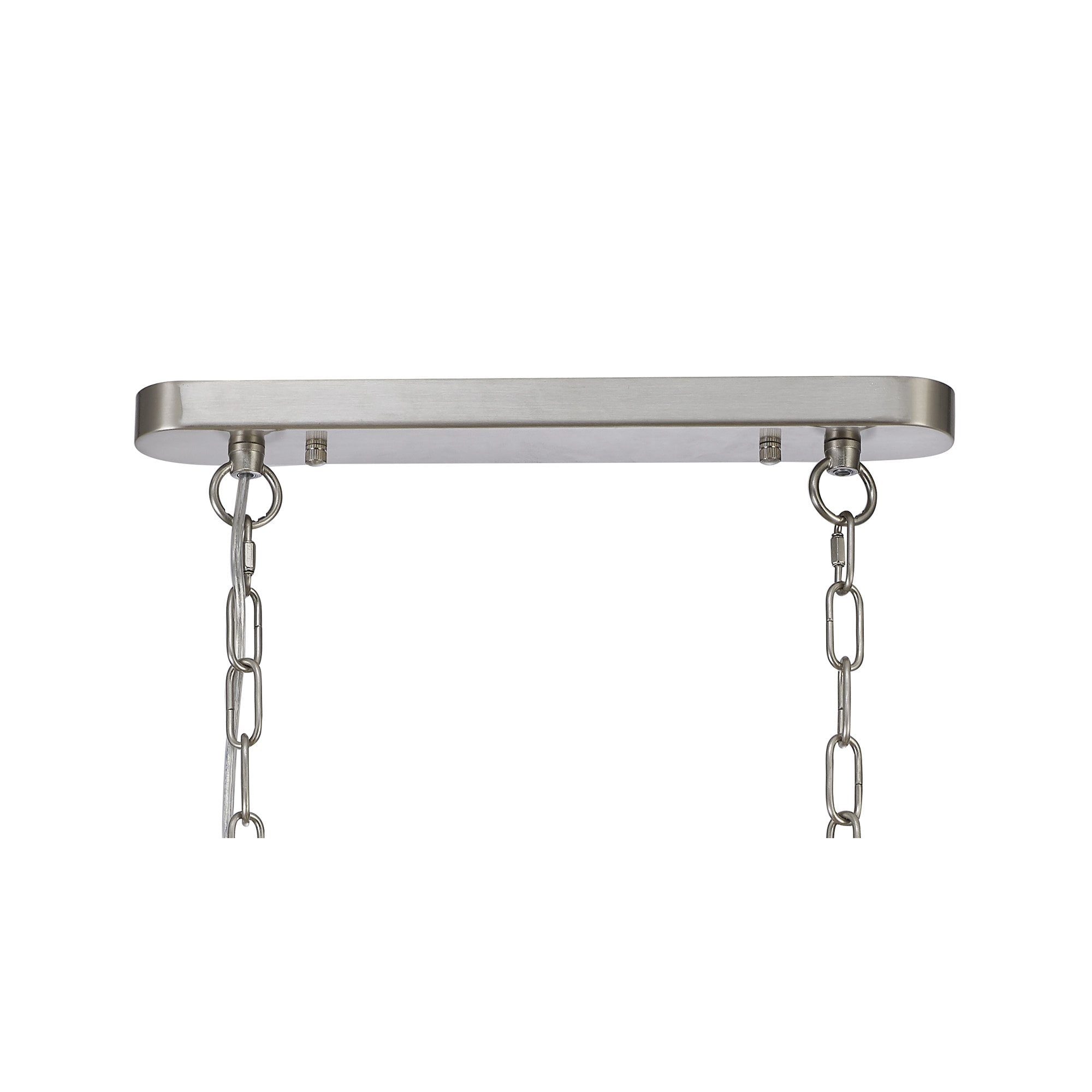 NL86279 Sakkas 2 Light Pendant/Ceiling Light Satin Nickel Frosted