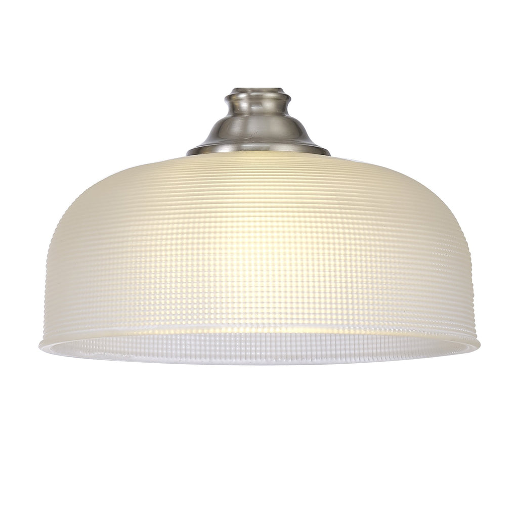 NL86279 Sakkas 2 Light Pendant/Ceiling Light Satin Nickel Frosted