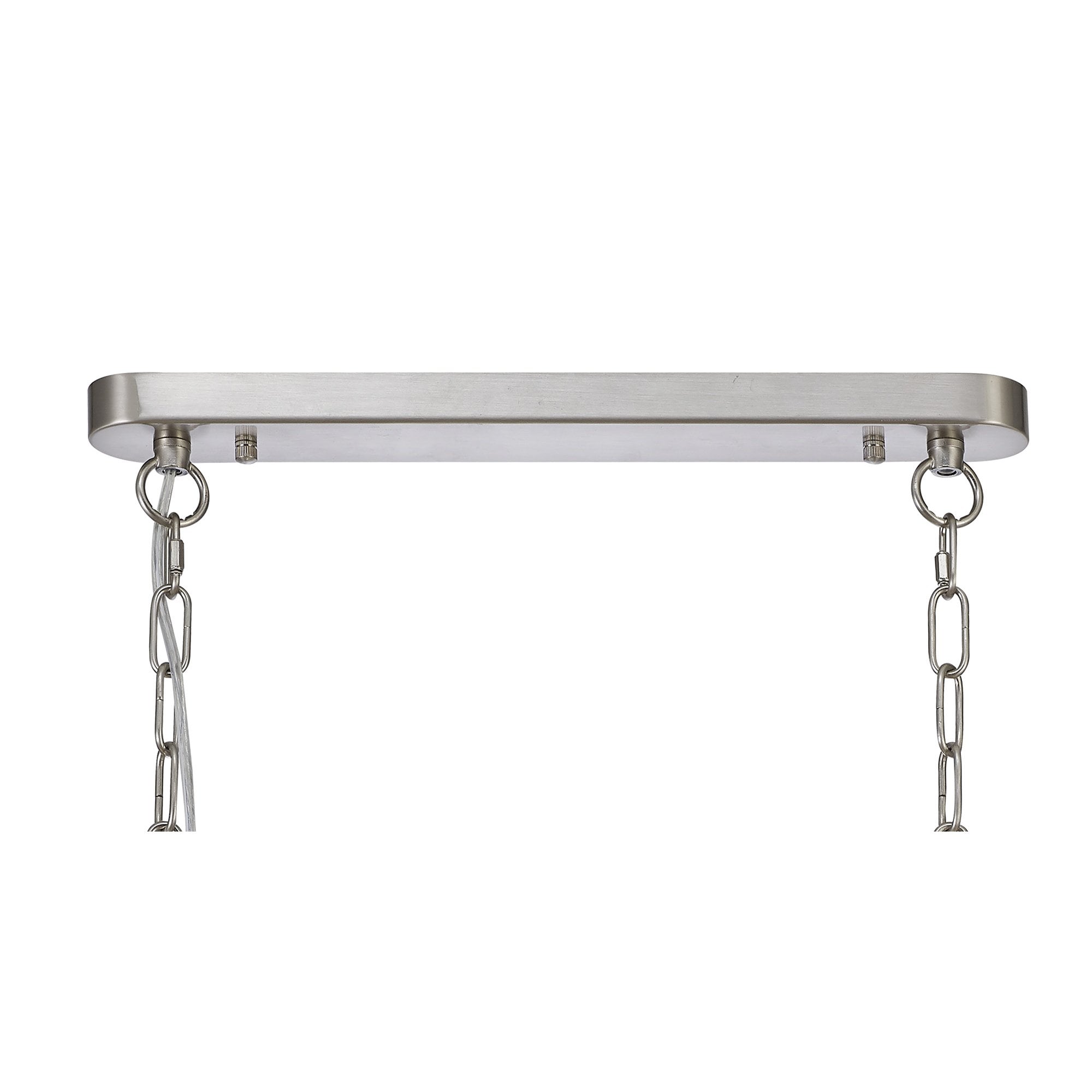 NL86289 Sakkas 3 Light Pendant/Ceiling Light Satin Nickel Frosted