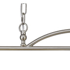 NL86289 Sakkas 3 Light Pendant/Ceiling Light Satin Nickel Frosted
