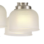 NL86319 Sakkas 8 Light Pendant/Ceiling Light Satin Nickel Frosted