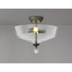 NLK16679 Tabion 2 Light Ceiling Light Graphite Clear
