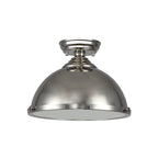 NLK15829 Tabion 1 Light Flush Ceiling Light Polished Nickel
