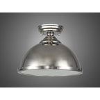 NLK15829 Tabion 1 Light Flush Ceiling Light Polished Nickel