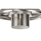NLK15929 Tabion 1 Light Flush Ceiling Light Polished Nickel Clear