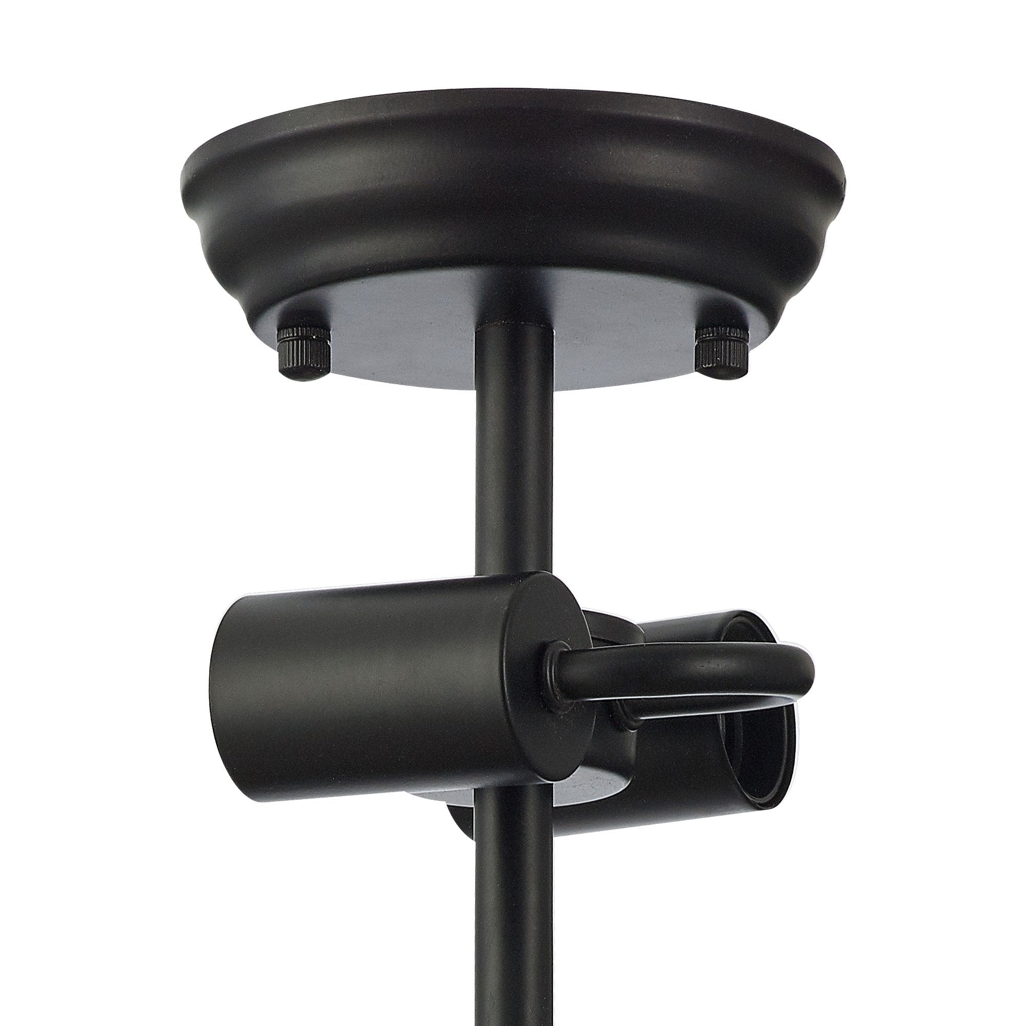 NLK16189 Tabion 2 Light Ceiling Light Matt Black Clear