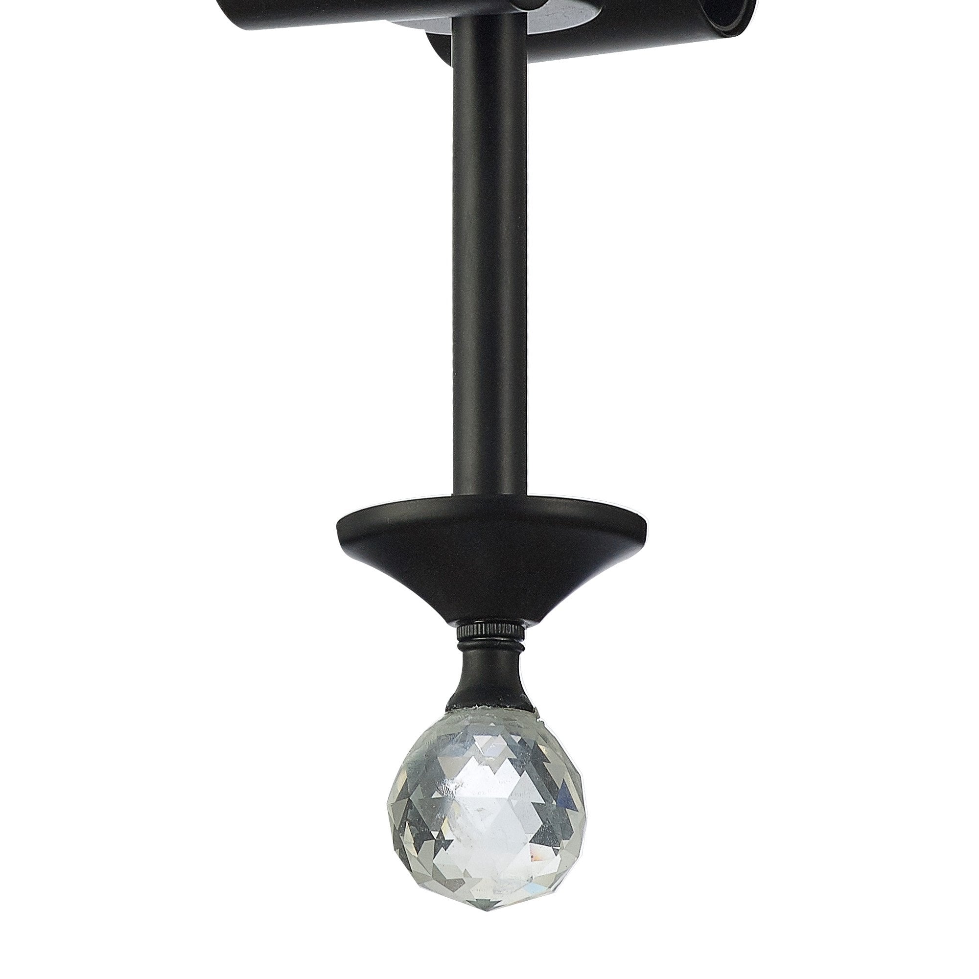 NLK16189 Tabion 2 Light Ceiling Light Matt Black Clear
