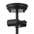 NLK16199 Tabion 2 Light Ceiling Light Matt Black Clear