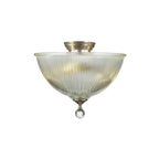 NLK16459 Tabion 2 Light Ceiling Light Satin Nickel Clear