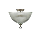 NLK16459 Tabion 2 Light Ceiling Light Satin Nickel Clear