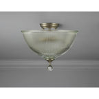 NLK16459 Tabion 2 Light Ceiling Light Satin Nickel Clear