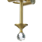 NLK16569 Tabion 2 Light Ceiling Light Satin Gold Clear
