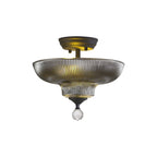 NLK16619 Tabion 2 Light Ceiling Light Graphite Smoked