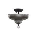 NLK16619 Tabion 2 Light Ceiling Light Graphite Smoked