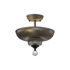 NLK16619 Tabion 2 Light Ceiling Light Graphite Smoked