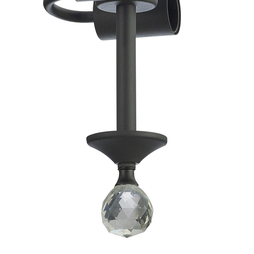 NLK16629 Tabion 2 Light Ceiling Light Graphite Clear