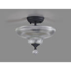 NLK16629 Tabion 2 Light Ceiling Light Graphite Clear