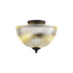 NLK16649 Tabion 2 Light Ceiling Light Graphite Clear