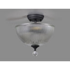 NLK16649 Tabion 2 Light Ceiling Light Graphite Clear