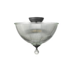 NLK16659 Tabion 2 Light Ceiling Light Graphite Clear