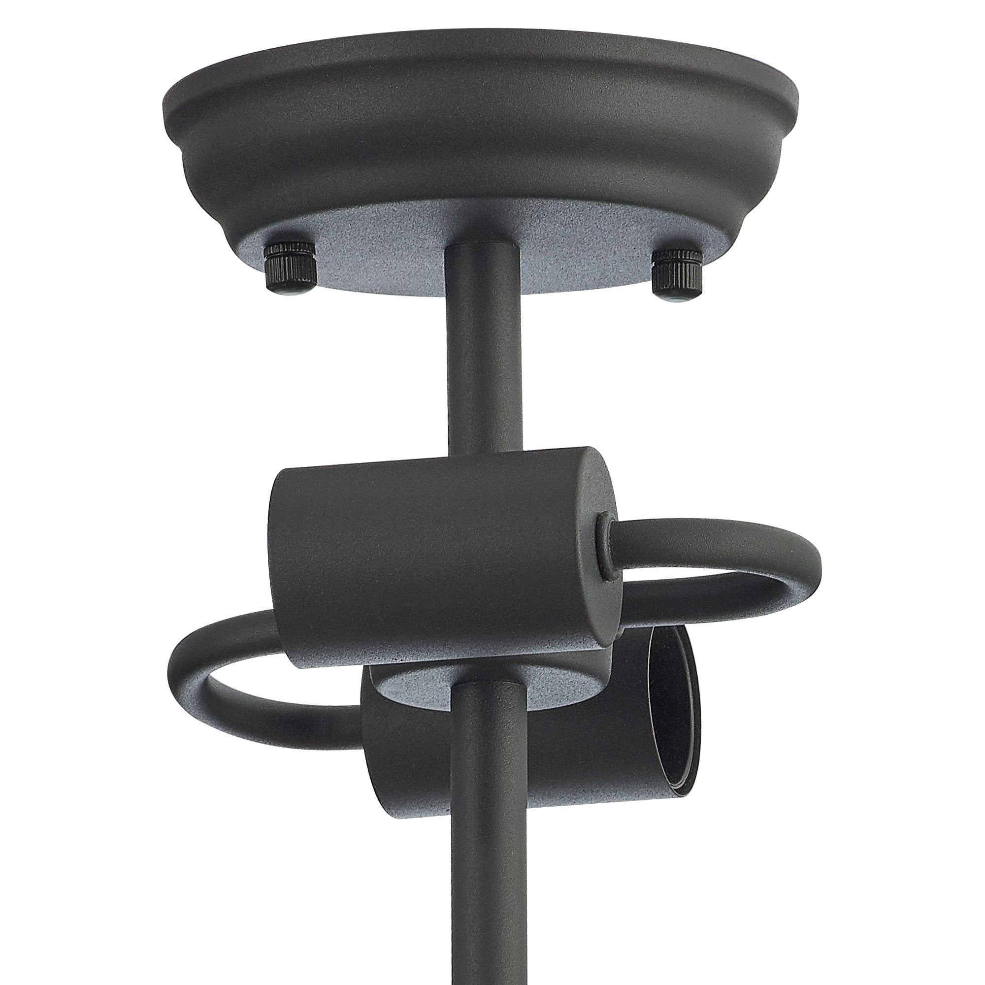 NLK16659 Tabion 2 Light Ceiling Light Graphite Clear