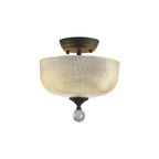 NLK16699 Tabion 2 Light Ceiling Light Graphite Clear