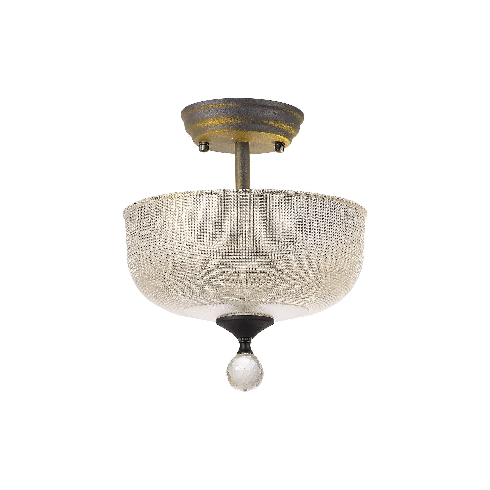 NLK16699 Tabion 2 Light Ceiling Light Graphite Clear