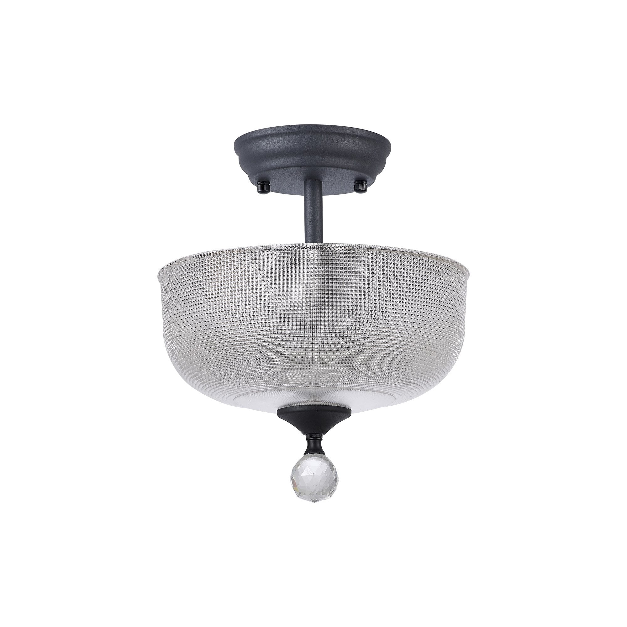 NLK16699 Tabion 2 Light Ceiling Light Graphite Clear