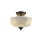 NLK16699 Tabion 2 Light Ceiling Light Graphite Clear