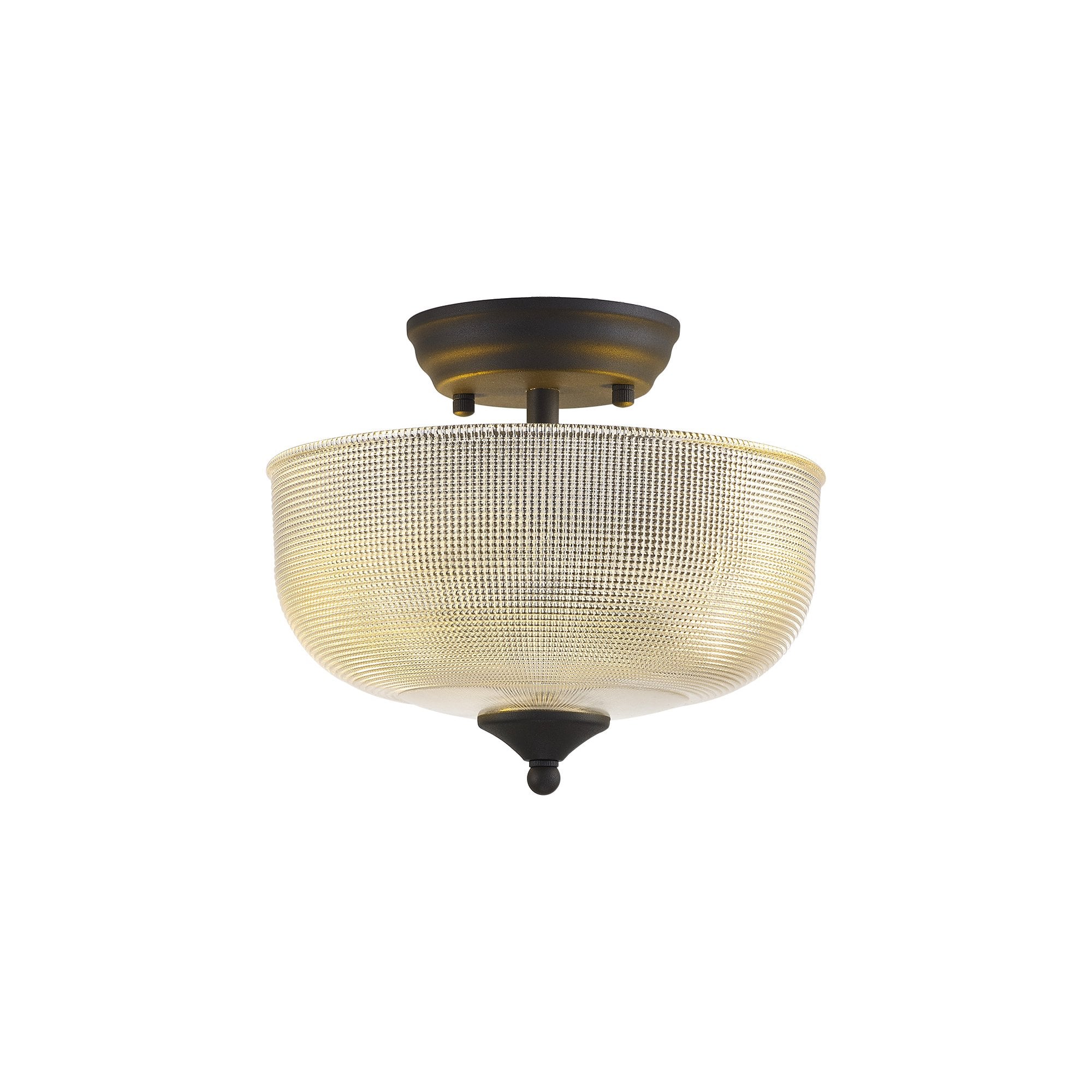 NLK16699 Tabion 2 Light Ceiling Light Graphite Clear