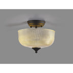 NLK16699 Tabion 2 Light Ceiling Light Graphite Clear