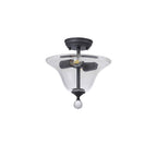 NLK16709 Tabion 2 Light Ceiling Light Graphite Clear
