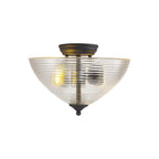 NLK16719 Tabion 2 Light Ceiling Light Graphite Clear
