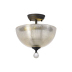 NLK16729 Tabion 2 Light Ceiling Light Graphite Clear