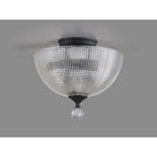 NLK16729 Tabion 2 Light Ceiling Light Graphite Clear