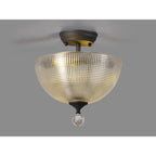 NLK16729 Tabion 2 Light Ceiling Light Graphite Clear