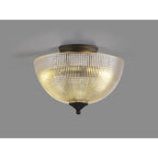 NLK16729 Tabion 2 Light Ceiling Light Graphite Clear