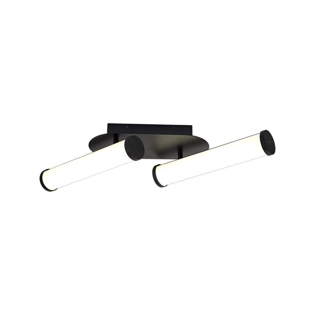 NL90369 Tao 2 LED Bathroom Ceiling Light Sand Black