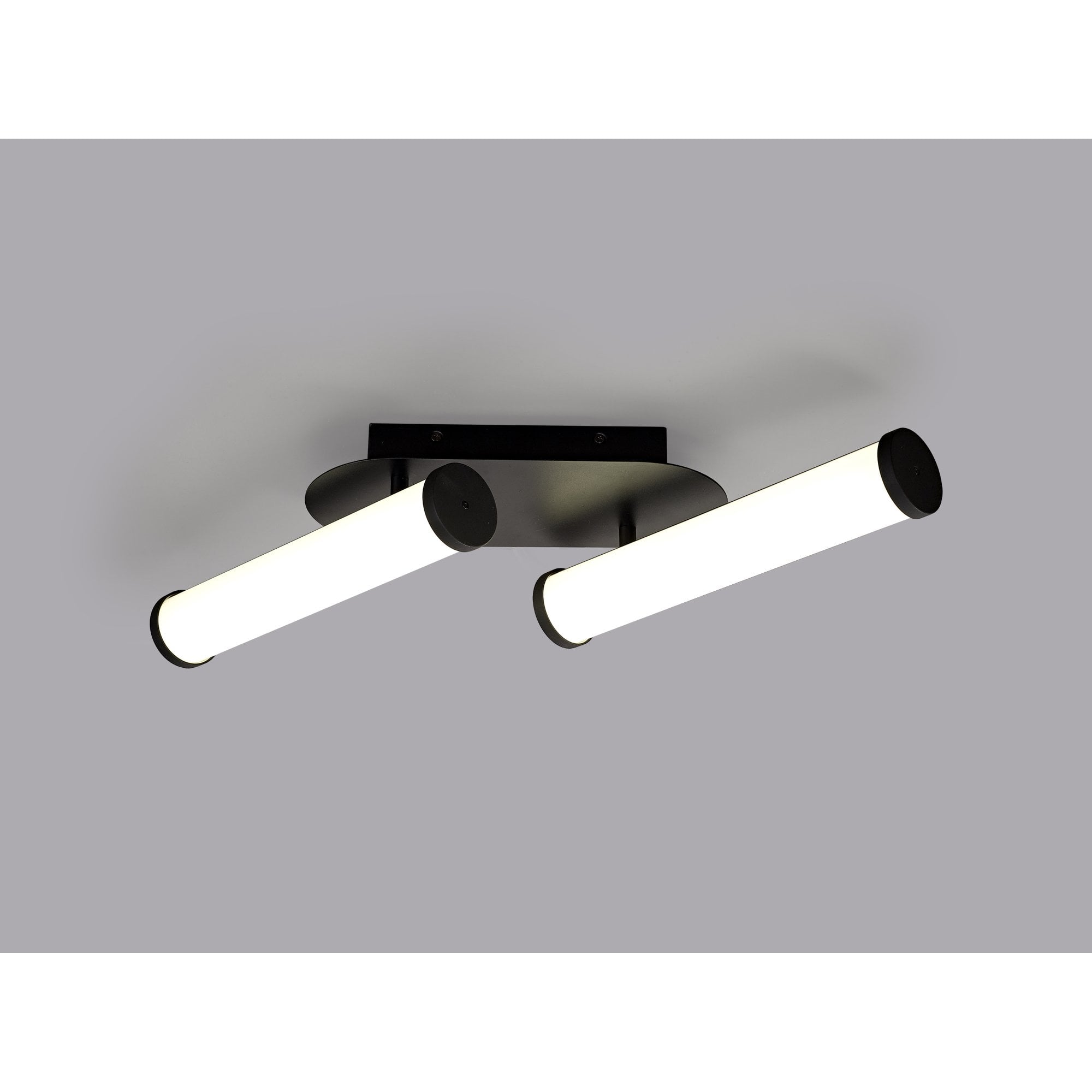 NL90369 Tao 2 LED Bathroom Ceiling Light Sand Black