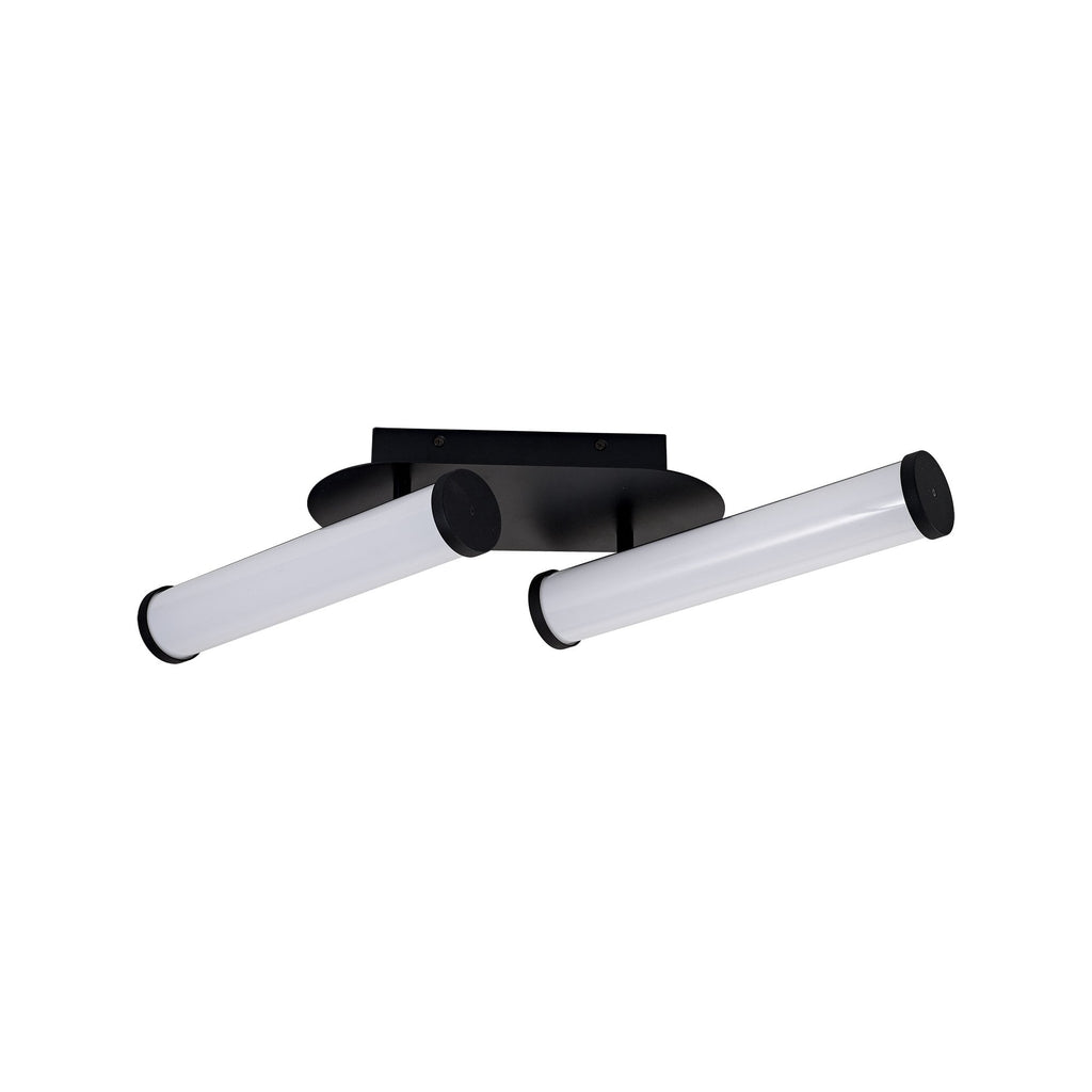 NL90369 Tao 2 LED Bathroom Ceiling Light Sand Black