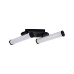 NL90369 Tao 2 LED Bathroom Ceiling Light Sand Black