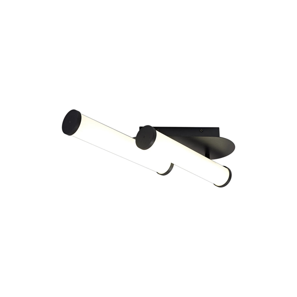 NL90369 Tao 2 LED Bathroom Ceiling Light Sand Black