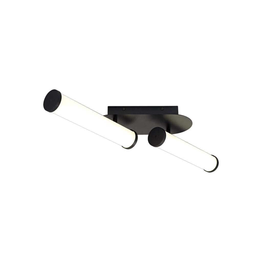 NL90369 Tao 2 LED Bathroom Ceiling Light Sand Black