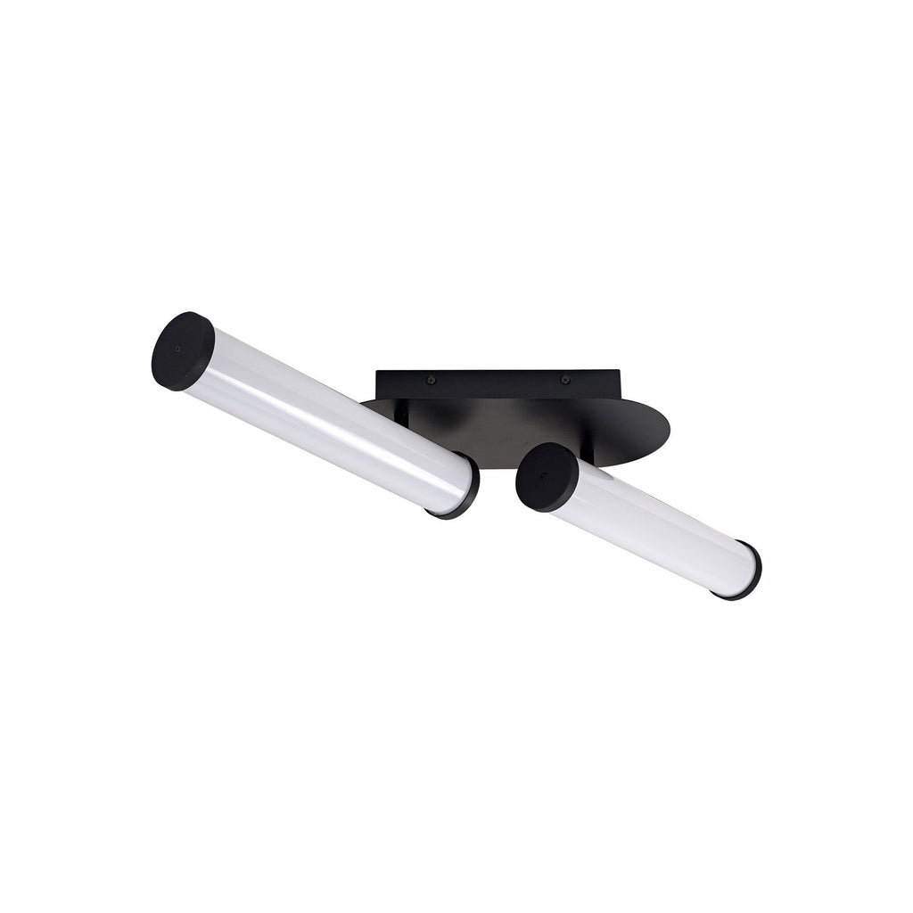 NL90369 Tao 2 LED Bathroom Ceiling Light Sand Black