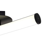 NL90369 Tao 2 LED Bathroom Ceiling Light Sand Black