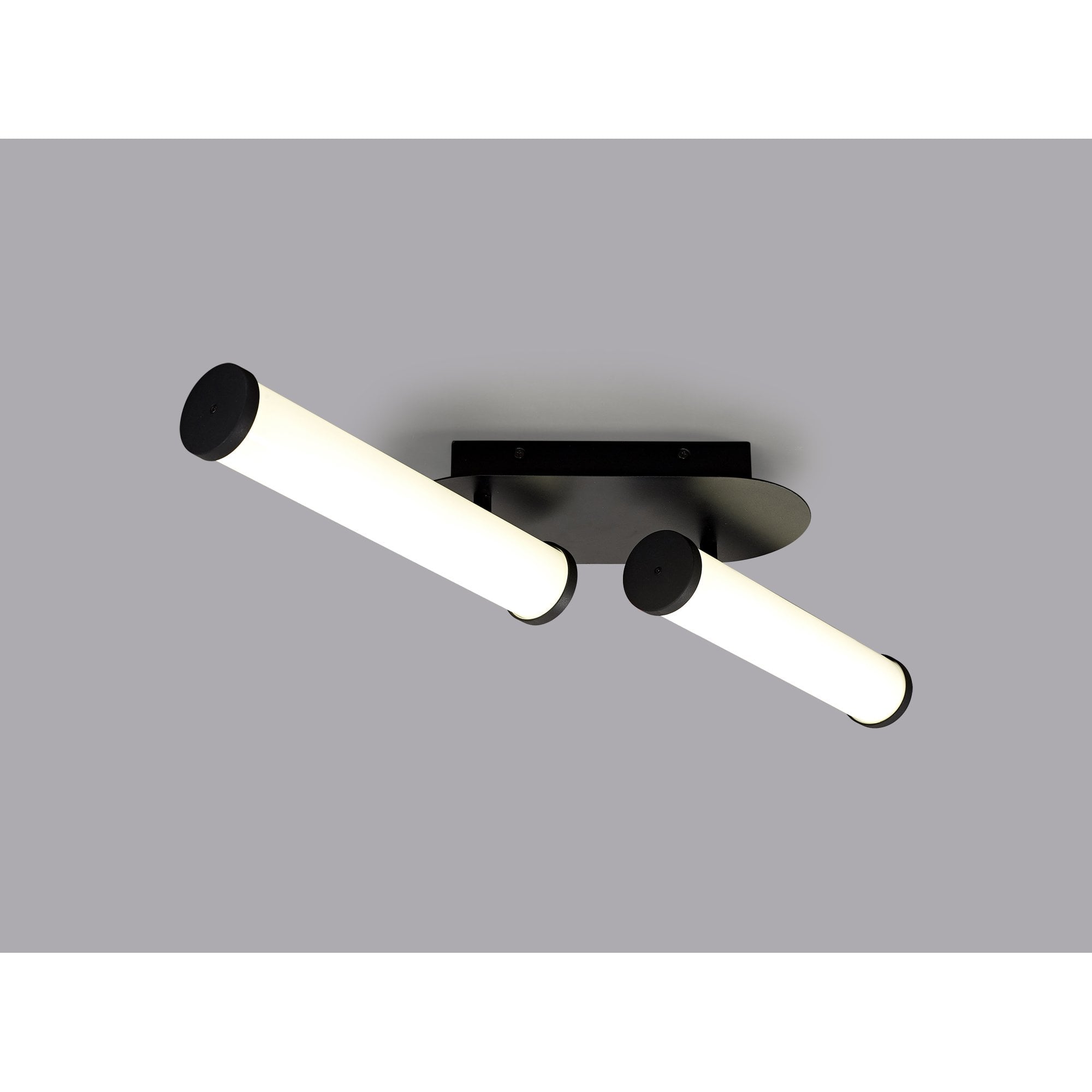 NL90369 Tao 2 LED Bathroom Ceiling Light Sand Black