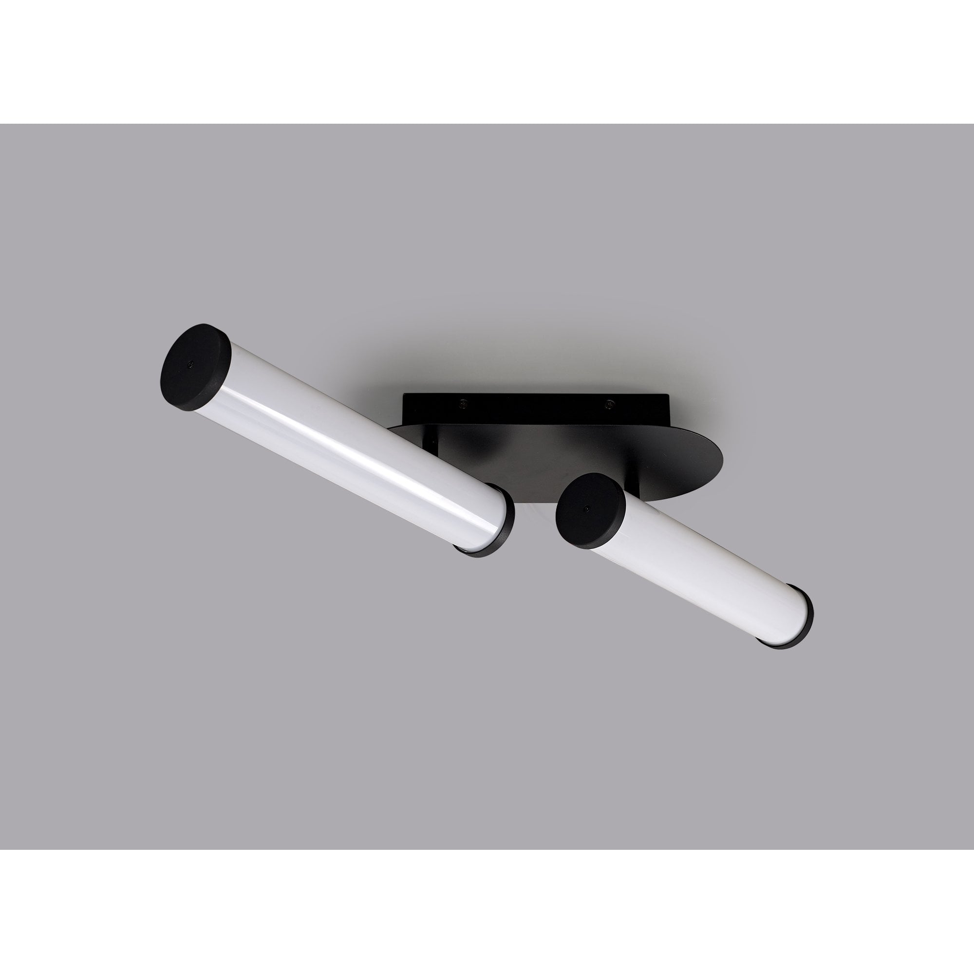 NL90369 Tao 2 LED Bathroom Ceiling Light Sand Black