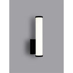 NL90379 Tao 1 LED Bathroom Wall Light Sand Black