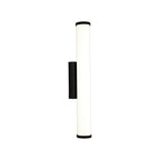 NL90389 Tao 1 LED Bathroom Wall Light Sand Black