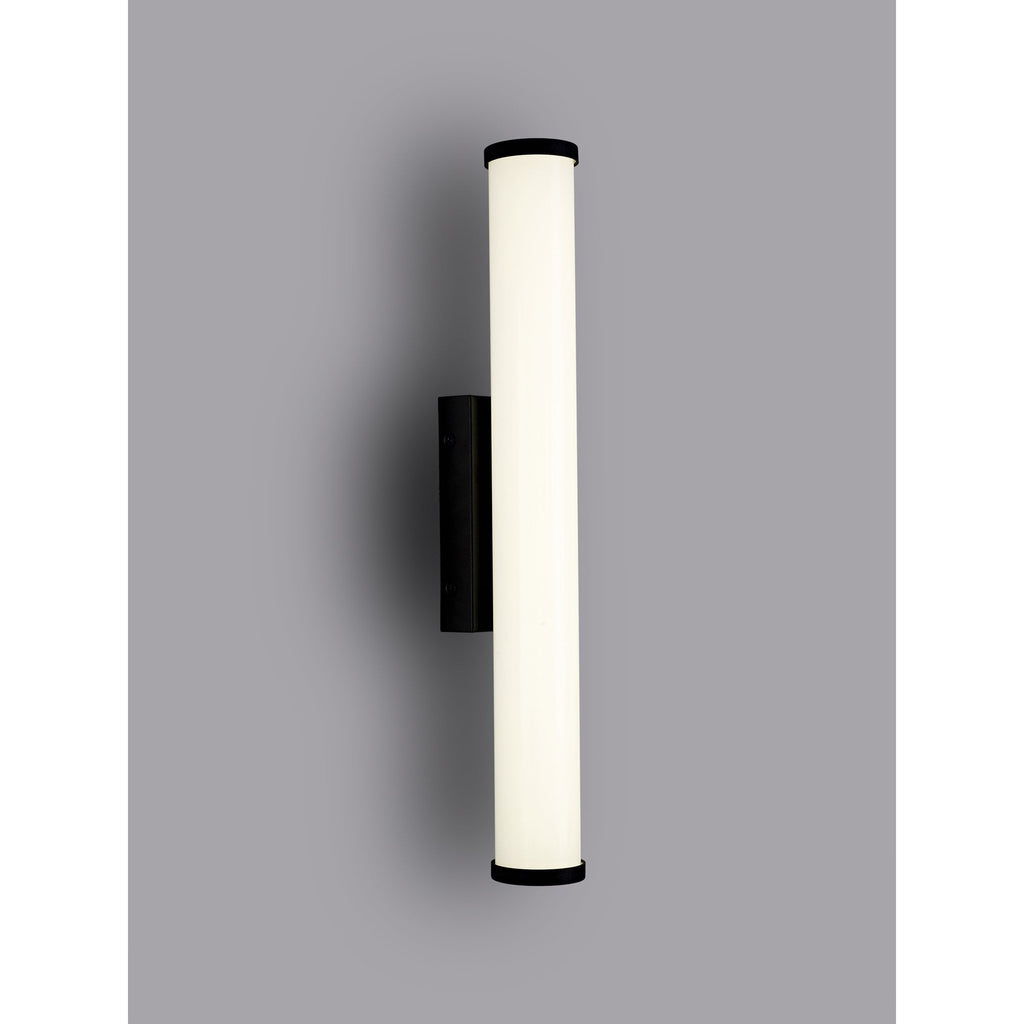 NL90389 Tao 1 LED Bathroom Wall Light Sand Black